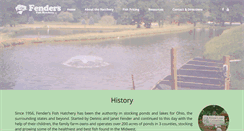 Desktop Screenshot of fendersfishhatchery.com